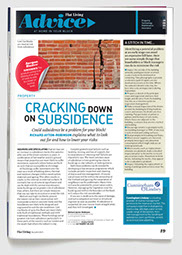 Redesign of Flat Living magazine by Nick McKay. Advice section opener