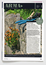 Redesign of Flat Living magazine by Nick McKay. ARMA opener