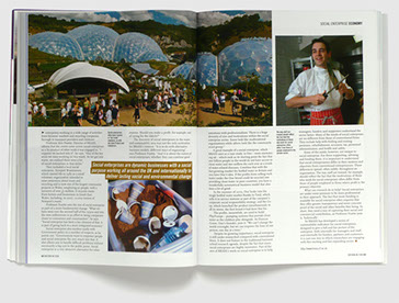 Design of Britain Today magazine by Nick McKay, economy feature