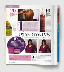 Design & art direction of Brand New You magazine by Nick McKay, giveaways page