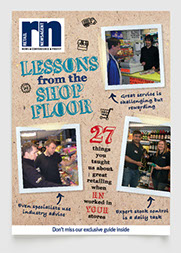 Design & art direction for Retail Newsagent magazine by Nick McKay, job swop cover